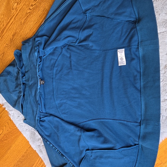 Athleta Blue Full Zip Sweatshirt Jacket, Womens Large Tall, Great Condition - Picture 11 of 11
